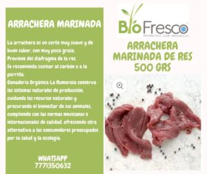 Res Arrachera 500 GRS