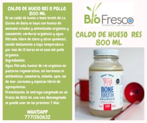 Caldo de Huesos Res, 800 ml