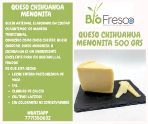 Vaca Queso Menonita 500 grs