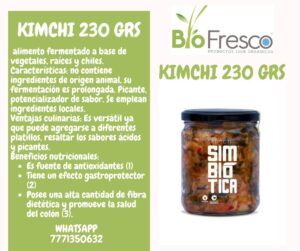Kimchi vegano 230 grs