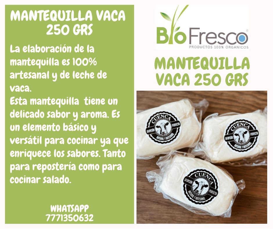 Vaca Mantequilla 250 grs