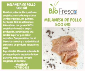 Pollo Milanesa 500 GRS