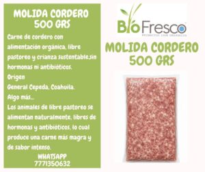 Cordero Molida 500 GRS