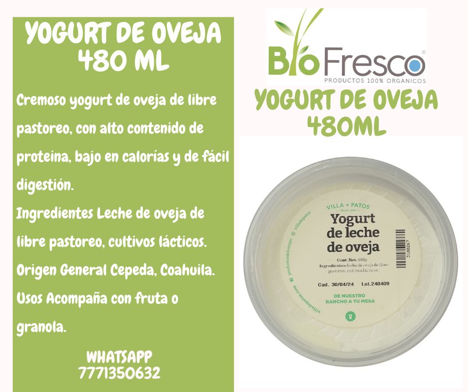 Oveja yogurt 480ml
