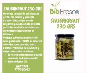 Sauerkraut 230 grs